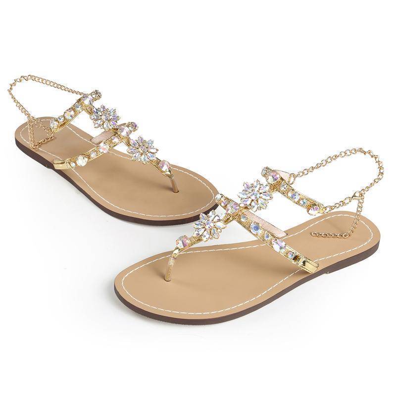shoes Bohemian Crystal Sandals