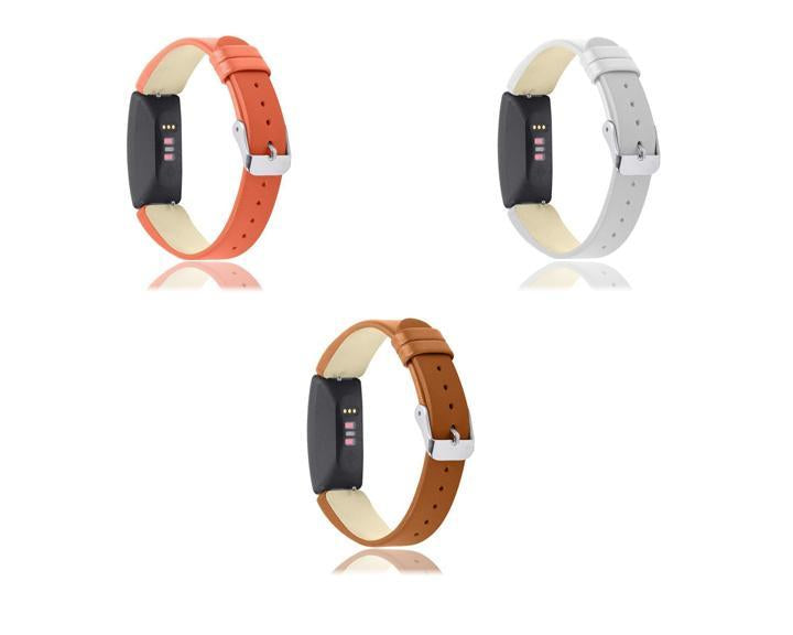 Leather Watch Bands Compatible With For Fitbits Inspire For Women Men Slim Replacement Wristbands Bracelet Strap Accessories|Smart Accessories|