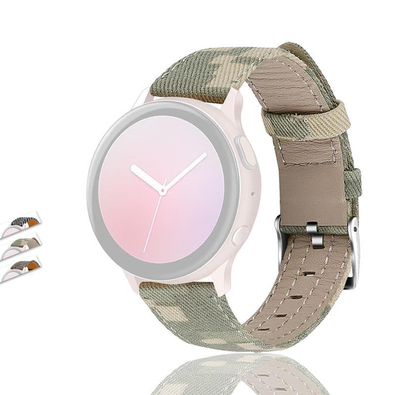 Smart Accessories Nylon Canvas Leather Replacement Band Strap For Samsung Watch Active 2 40/44mm 2020 Hot Sale Dropshipping|Smart Accessories|
