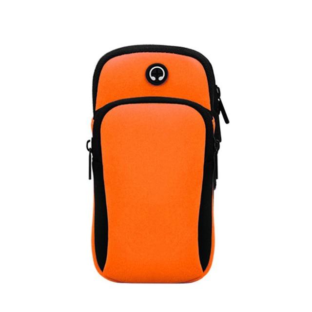 Running Bags orange Gym Bag Sport Accessories Running Wrist Band Bag Outdoor Sports Phone Arm Package Hiking Cell Strap Pocket Strong And Durable|Running Bags