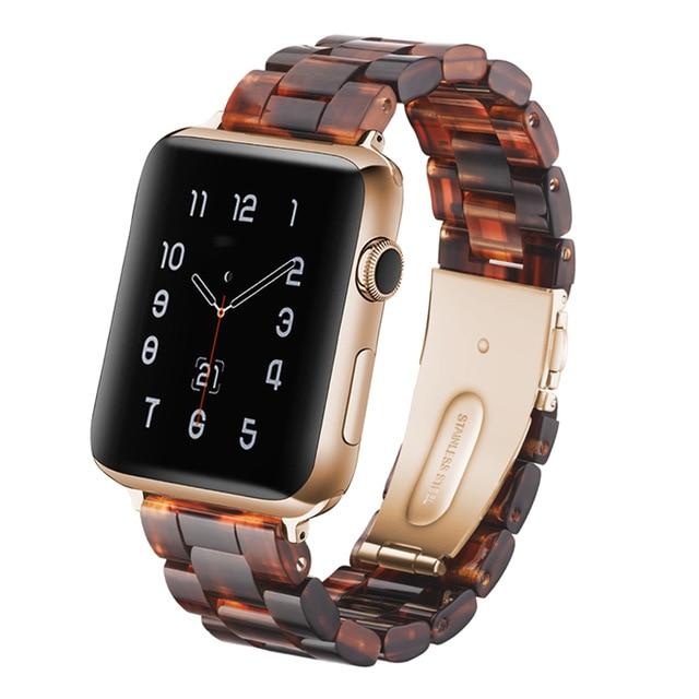 Watchbands Resin Strap for apple watch band 44 mm 40mm iwatch band 42mm 40mm Accessoreis watchband bracelet apple watch series 5 4 3 2 1