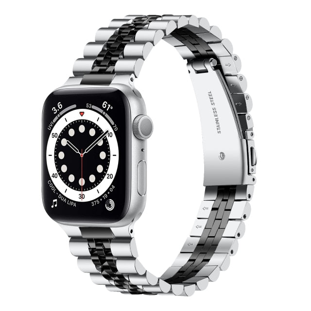 Slim Metal Premium Steel Watchband Bracelet Strap Series 8 7 6 5