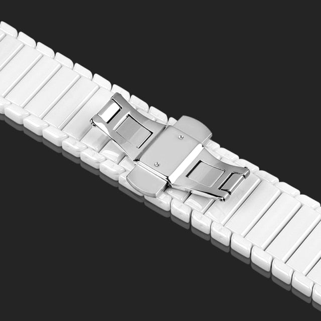 Ceramic strap for Galaxy Watch 46mm band Gear S3 Frontier Bracelet 3 46 22 mm bracelet Watch GT 2 strap GT2 22mm|Watchbands|