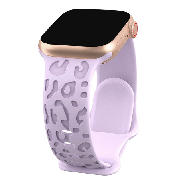 Strap For Apple Watch Band 45mm 44mm 42mm 41mm 40mm 49mm 38mm 40 mm Engraved bracelet iwatch series ultra 7 se 3 6 8 5 4
