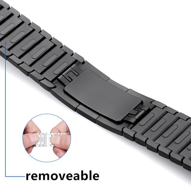 Watchbands Metal Strap for apple Watch band 44 mm 40mm iwatch bands 42mm 38mm Stainless Steel link Bracelet watchband for series 6 5 4 3 2 1