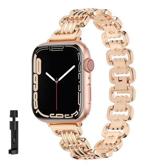 Iwatch Bands Apple Watch Series Chain Strap Luxury Women Strap For