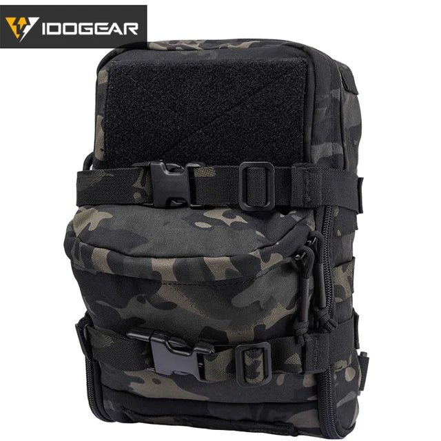 IDOGEAR Tactische hydration Pack MOLLE Water Reservoir Tas Outdoor Zakken Water blaas drager voor Tactische Vest Rugzak (Black IDOGEAR Tactische hydration Pack MOLLE Water Reservoir Tas Outdoor Zakken Water blaas drager voor Tactische Vest Rugzak (Black