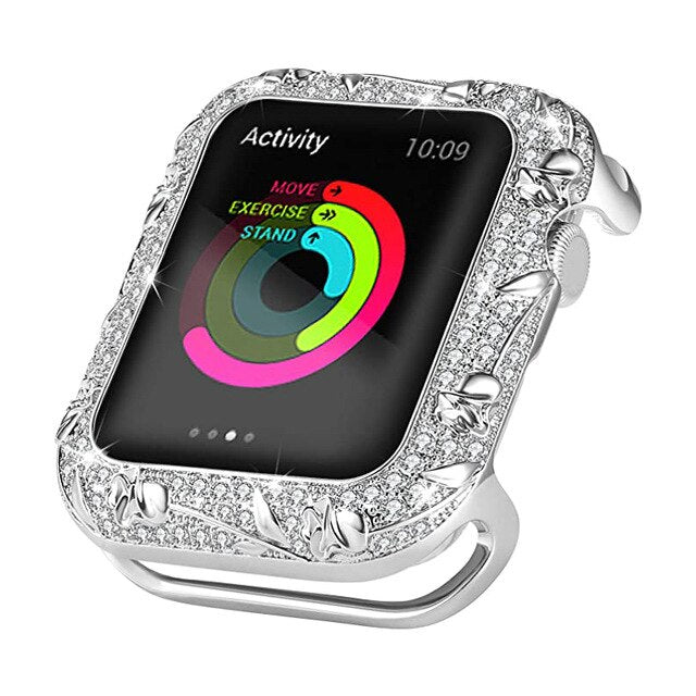 Luxury Diamond Case Apple Watch Series 6 5 Armor Protective Cover