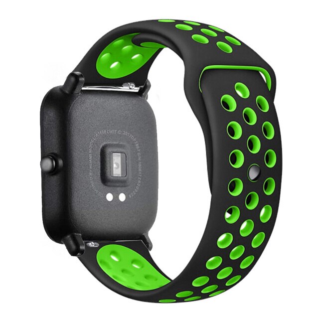 20mm/22mm Silicone band For Amazfit GTS/2/2e/GTS2 Mini/GTR 42mm/47mm/GTR2/2e/stratos 2/3 Sport Watch Bracelet Amazfit bip strap