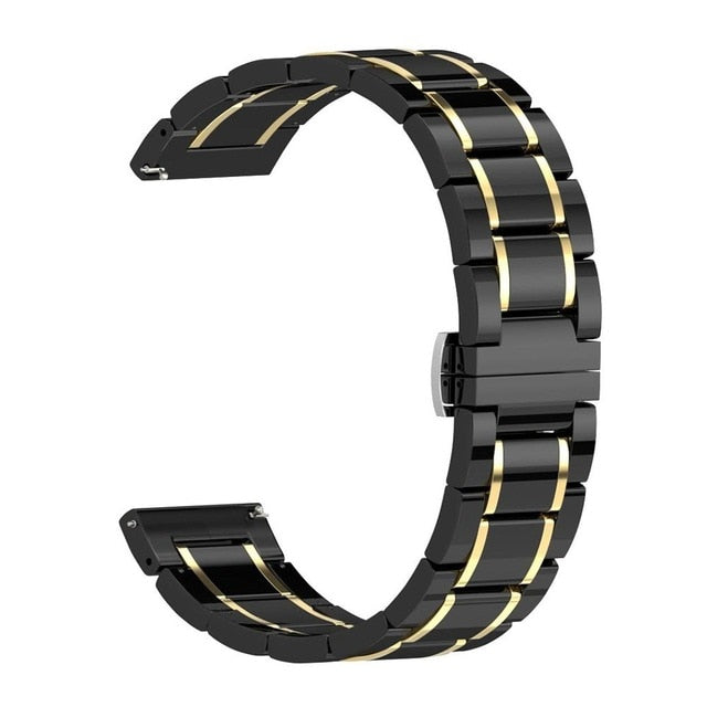 20mm 22mm 24mm Ceramic band For Samsung galaxy 3 active 46mm 42 Watch –  www.