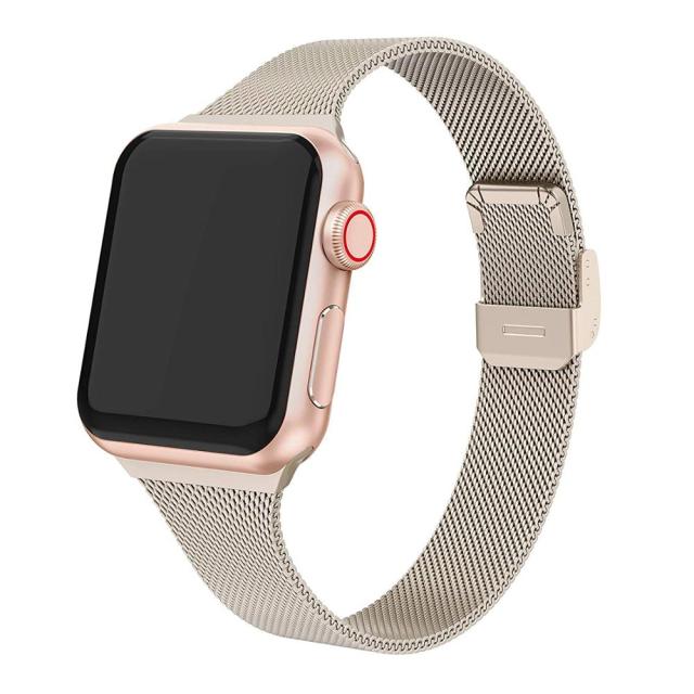 Milanese strap For Apple Watch band 44mm 40mm iWatch band 38mm 42mm Silm watchband bracelet Apple watch series 3 4 5 SE 6 strap