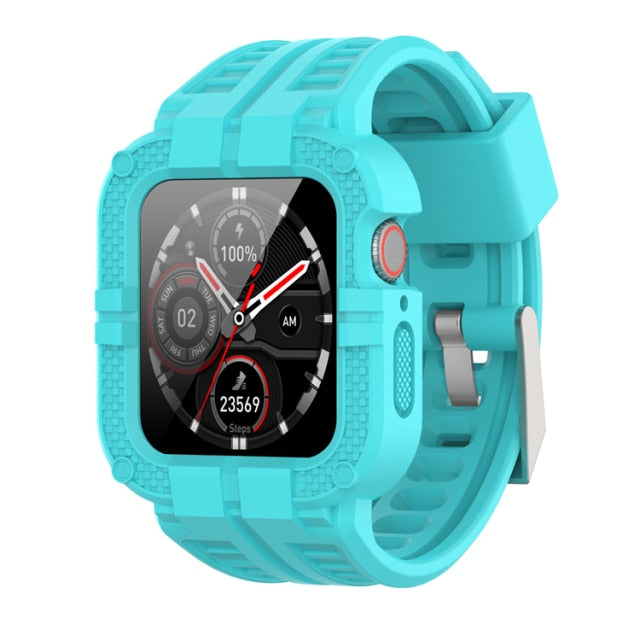 Silicone Strap + Case Series 6 5 4 Sports Correa Wristband |Watchbands