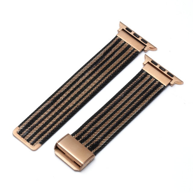 Compatible with Apple Watch Band 7 41mm 45mm Metal Strap for iwatch se –  www.