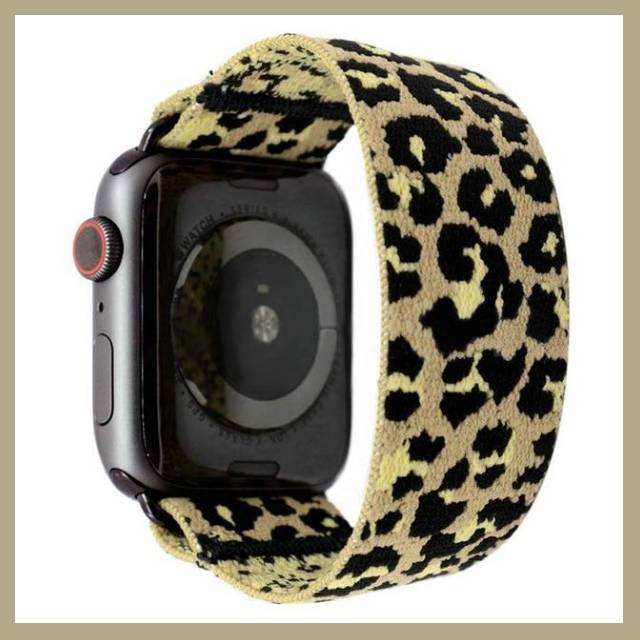 Watchbands Light beige brown animal spot exotic leopard cheetah Watch Band for Apple