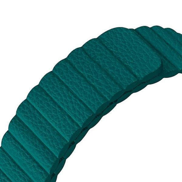 Watchbands Malachite Green / 44mm or 42mm Leather loop strap For Apple watch series 6 SE 5 4 3 Magnetic belt bracelet iWatch 42mm 38mm for Apple watch Band 40mm 44mm|Watchbands|