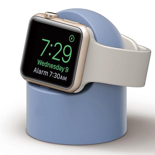 Watch charger light blue Station For Apple Watch Charger 44mm 40mm 42mm 38mm iWatch Charge Accessories Charging stand Apple watch 5 4 3 2 42 38 40 44 mm|Watch charger|