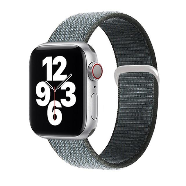 Watchbands 46 storm grey / for 38mm 40mm Sport loop strap for Apple Watch band 40mm 44mm iwatch sereis 6 5 nylon smartwatch bracelet iWatch apple watch 3 band 42mm 38mm|Watchbands|