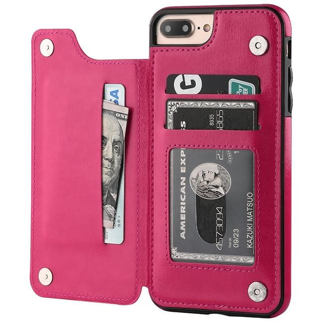 Fitted Cases Business Wallet Cases For iPhone 12 Mini 11 Pro XS Max XR X Cover Retro Flip Leather Phone Case For iPhone 6S 6 7 8 Plus SE 2020|Fitted Cases|