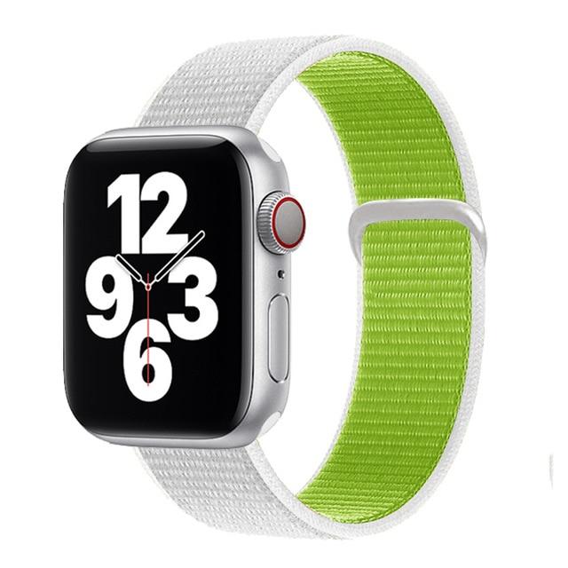 Watchbands Grass green / for 38mm 40mm Sport loop strap for Apple Watch band 40mm 44mm iwatch sereis 6 5 nylon smartwatch bracelet iWatch apple watch 3 band 42mm 38mm|Watchbands|