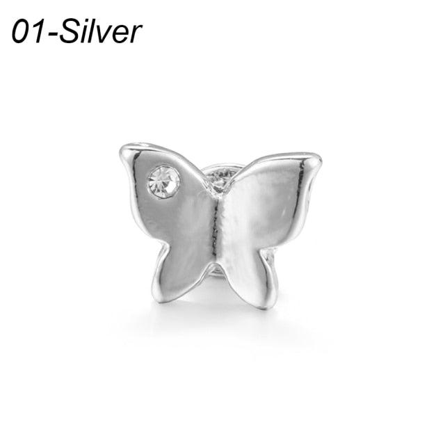 Silicone Strap Jewelry Charms Series 7 6 5 Bracelet Metal Decoration