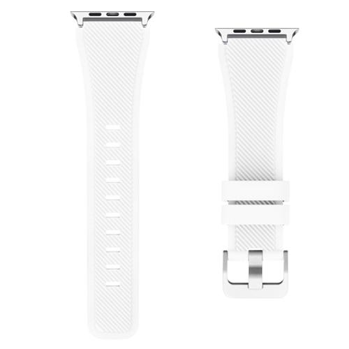 Watchbands 8-white / 38mm-40mm sport silicone strap for apple watch band 4 5 44mm 40mm pulseira rubber bracelet watchband for iwatch correa 42mm 38mm 5/4/3/2/1|Watchbands|
