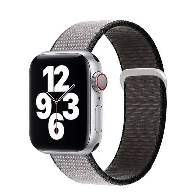 Watchbands achor gray / for 38mm 40mm Sport loop strap for Apple Watch band 40mm 44mm iwatch sereis 6 5 nylon smartwatch bracelet iWatch apple watch 3 band 42mm 38mm|Watchbands|
