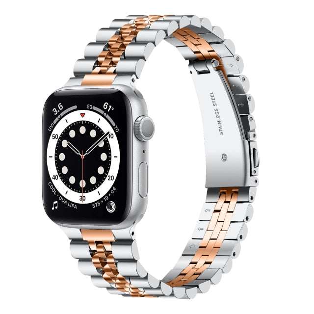Slim Metal Premium Steel Watchband Bracelet Strap Series 8 7 6 5