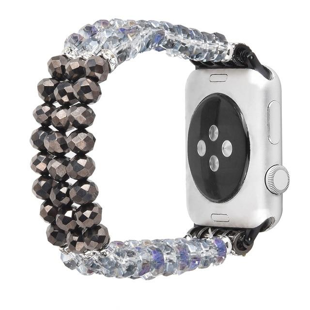 Watchbands style6 / 38mm or 40mm Pearl Strap for Apple Watch Series 5 4 3 2 Band Jewelry Crystal Bracelet for IWatch 38/40/42/44mm Watchband Diamond Woman Band|Watchbands|