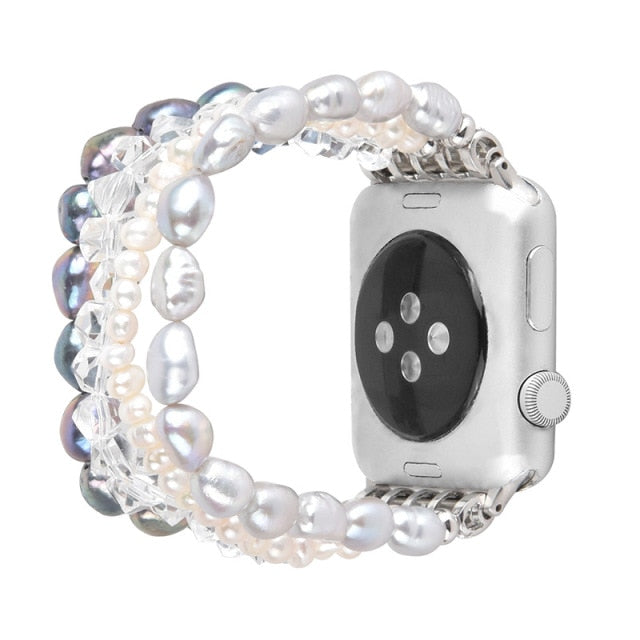 Pearl Strap Series 7 6 5 4 Band Jewelry Crystal Bracelet Wristband