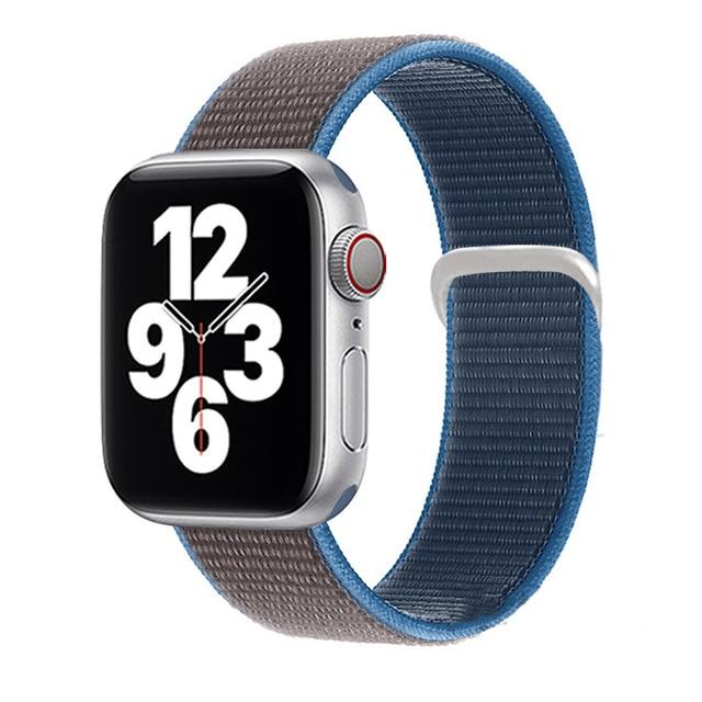 Watchbands Surf blue / for 38mm 40mm Sport loop strap for Apple Watch band 40mm 44mm iwatch sereis 6 5 nylon smartwatch bracelet iWatch apple watch 3 band 42mm 38mm|Watchbands|