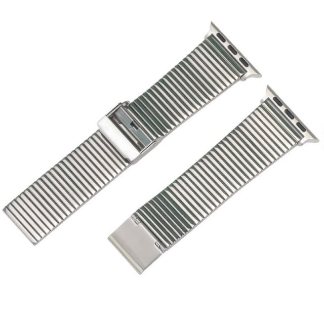 Steel Strap For Apple Watch Band Series 7 6 5 4 Premium Metal Bracelet