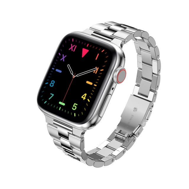 Premium Steel Slim Women Strap Series 8 7 6 5 Luxury Thin Watchband