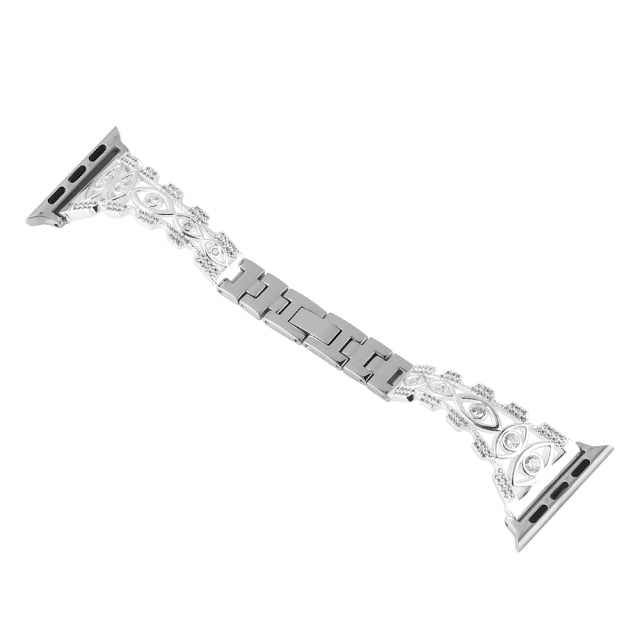 Luxury Diamond Strap Series 7 6 5 4 High-Quality Metal Steel Bracelet