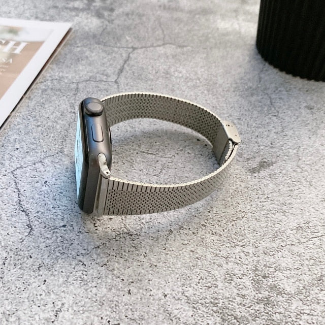 Apple Watch Band Series 7 6 5 4 High-Quality Metal Steel Replacement