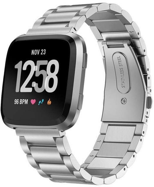 Fitbit Versa Smartwatch silver. cheapest