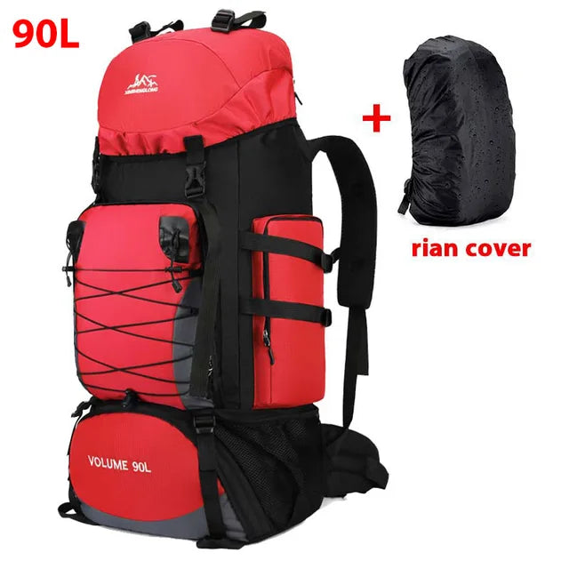 90L Travel Bag Camping Backpack Hiking Army Climbing Bags Mountaineeri –