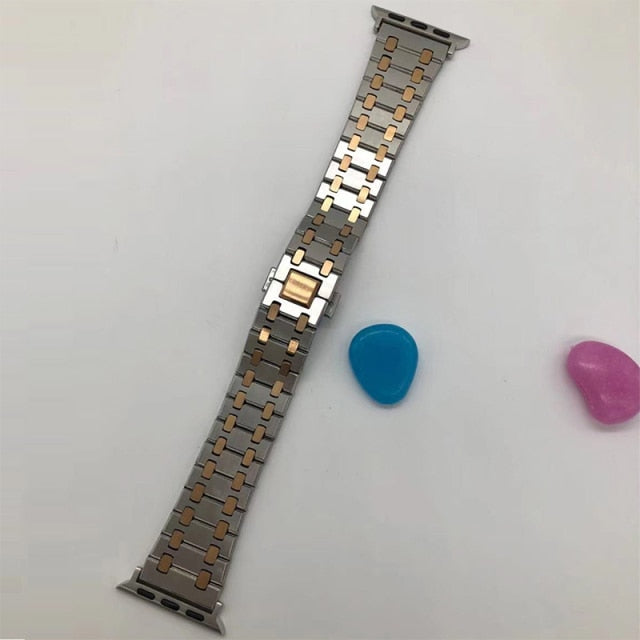 Apple Watch Band Series 7 6 5 Strap High Quality Metal Steel Bracelet