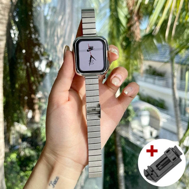 Shop Silver Watch Bands for the Apple Watch
