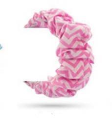 Watchbands 07-Chevron Pink Elastic Fitbit Versa scrunchies Rainbow LBGT Pride colorful equality scrunchie band, fabric stretch 22mm watchband, cute summer scrunchy