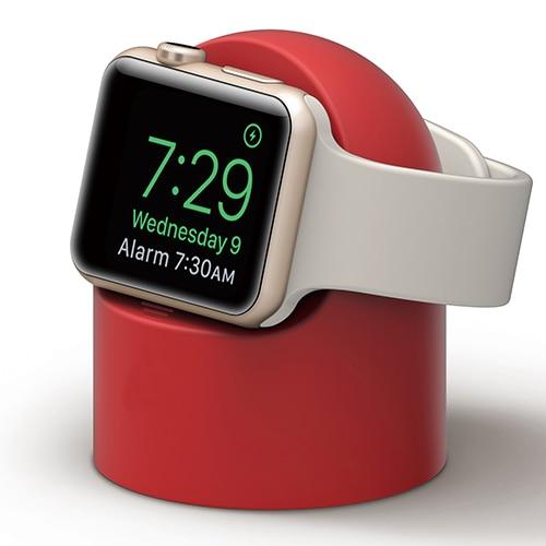 Watch charger red Station For Apple Watch Charger 44mm 40mm 42mm 38mm iWatch Charge Accessories Charging stand Apple watch 5 4 3 2 42 38 40 44 mm|Watch charger|