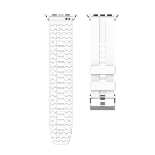 Watchbands white / 38mm Sport silicone strap for apple watch band 44mm 40mm 42mm 38mm iwatch bracelet 5/4/3/2/1 rubber metal connector watch Accessories|Watchbands|