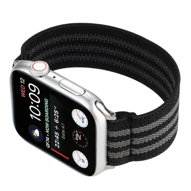 Fascia da braccio elastica compatibile con Apple Watch 42 mm, 44 mm, 45 mm, cinturino di ricambio per braccio o caviglia regolabile in nylon, fascia per cardiofrequenzimetro Fascia da braccio elastica compatibile con Apple Watch 42 mm, 44 mm, 45 mm, cinturino di ricambio per braccio o caviglia regolabile in nylon, fascia per cardiofrequenzimetro