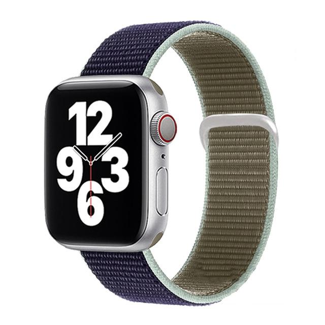 Watchbands official Khaki / for 38mm 40mm Sport loop strap for Apple Watch band 40mm 44mm iwatch sereis 6 5 nylon smartwatch bracelet iWatch apple watch 3 band 42mm 38mm|Watchbands|