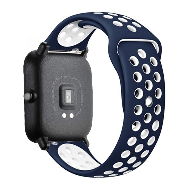 20mm/22mm Silicone band For Amazfit GTS/2/2e/GTS2 Mini/GTR 42mm/47mm/GTR2/2e/stratos 2/3 Sport Watch Bracelet Amazfit bip strap