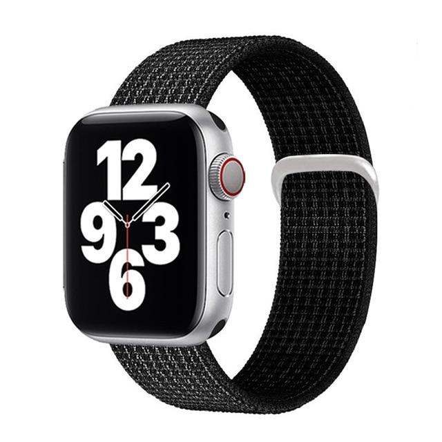 Watchbands 2 black white / for 38mm 40mm Sport loop strap for Apple Watch band 40mm 44mm iwatch sereis 6 5 nylon smartwatch bracelet iWatch apple watch 3 band 42mm 38mm|Watchbands|