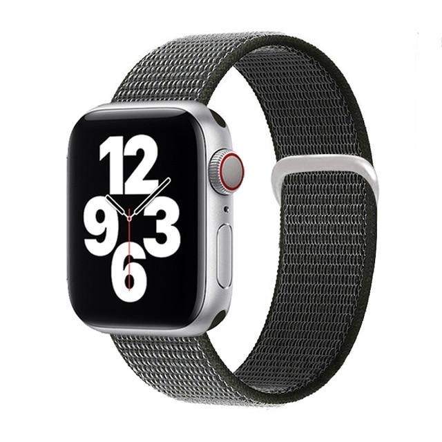 Watchbands 33 Dark Olive / for 38mm 40mm Sport loop strap for Apple Watch band 40mm 44mm iwatch sereis 6 5 nylon smartwatch bracelet iWatch apple watch 3 band 42mm 38mm|Watchbands|