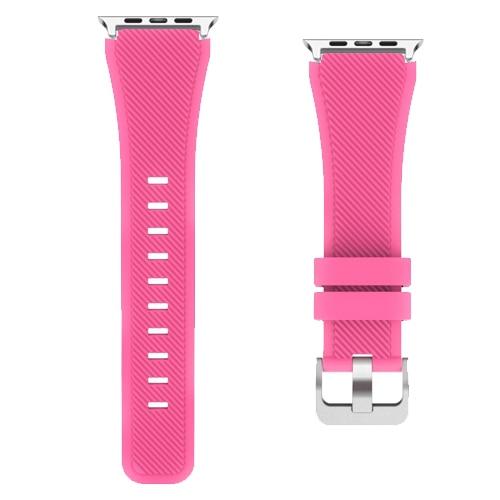 Watchbands 2-pink / 38mm-40mm sport silicone strap for apple watch band 4 5 44mm 40mm pulseira rubber bracelet watchband for iwatch correa 42mm 38mm 5/4/3/2/1|Watchbands|