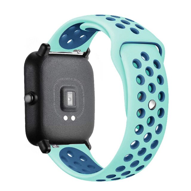 20mm/22mm Silicone band For Amazfit GTS/2/2e/GTS2 Mini/GTR 42mm/47mm/GTR2/2e/stratos 2/3 Sport Watch Bracelet Amazfit bip strap