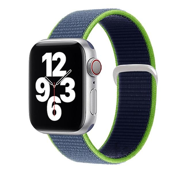 Watchbands neon lime / for 38mm 40mm Sport loop strap for Apple Watch band 40mm 44mm iwatch sereis 6 5 nylon smartwatch bracelet iWatch apple watch 3 band 42mm 38mm|Watchbands|