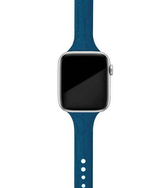 Watchbands Horizon blue / 38mm or 40mm Slim Strap for Apple Watch Band Series 6 5 4 Soft Sport Silicone Wristband iWatch 38mm 40mm 42mm 44mm Women Rubber Belt Bracelet |Watchbands